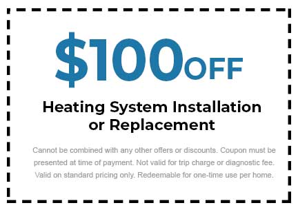 Discount on Heating System Installation or Replacement