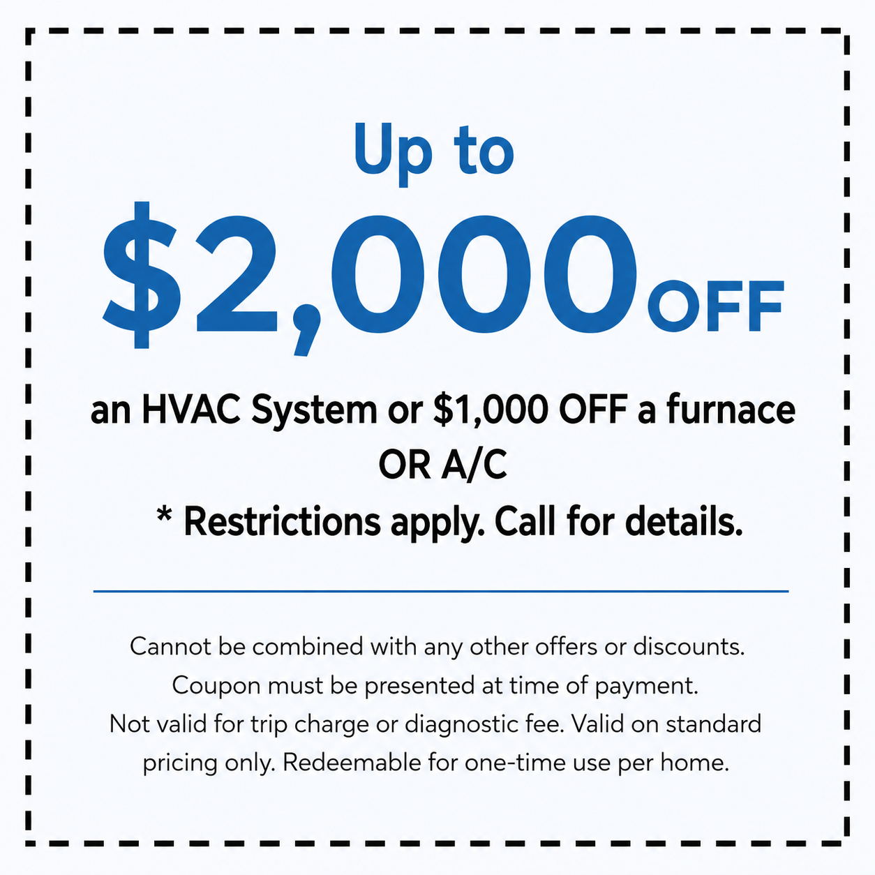HVAC or Furnace Coupon