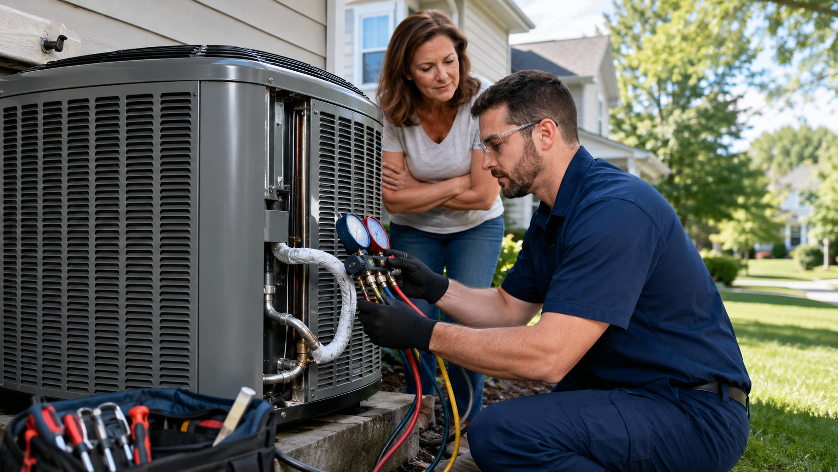 HVAC technician compares single-stage, two-stage and variable-speed systems for better home comfort
