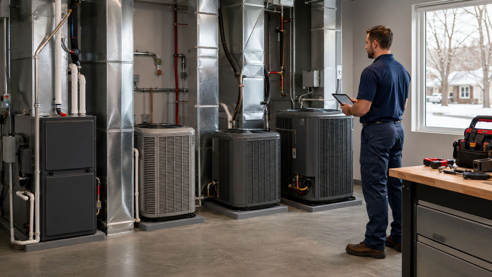 modern HVAC options in a Wisconsin home